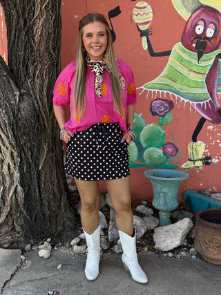 Polka Dot Skort
