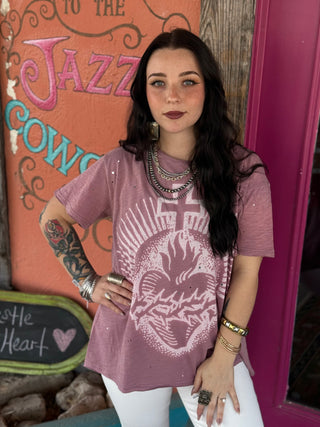 Cherished Heart Moon Dance Tee by Jaded Gypsy