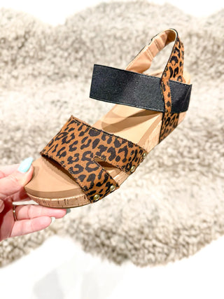 Better With Time Leopard Sandals by Corkys