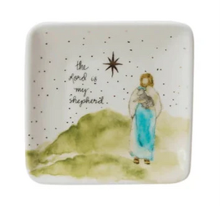 Holy Shepherd Stoneware Dish