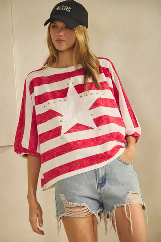 Baylor’s Prairie Stripe Top