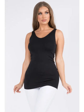 Belle Carter Black Tank Top