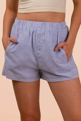 Blue Stripe Boxer Short