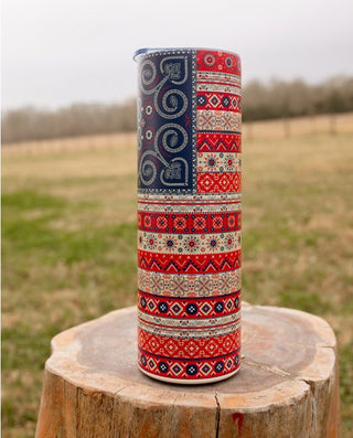 Boho Flag Americana 30 Oz Tumbler