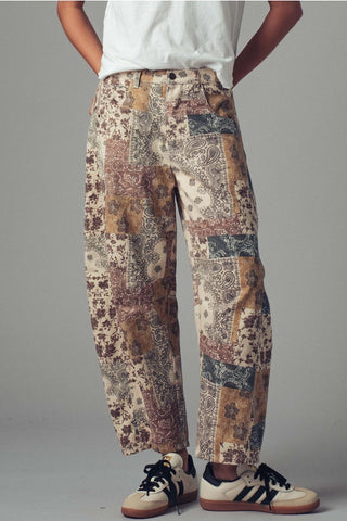 Boho Patchwork Pants