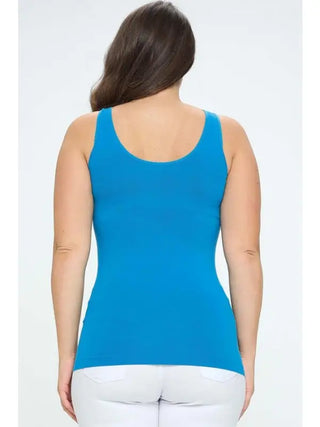 Boone Azure Blue Tank Top