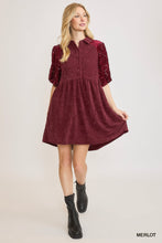 Load image into Gallery viewer, Merlot Sequin Dress