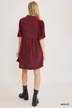 Load image into Gallery viewer, Merlot Sequin Dress