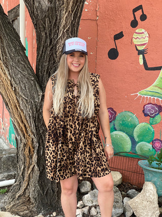 Maude Leopard Printed Romper