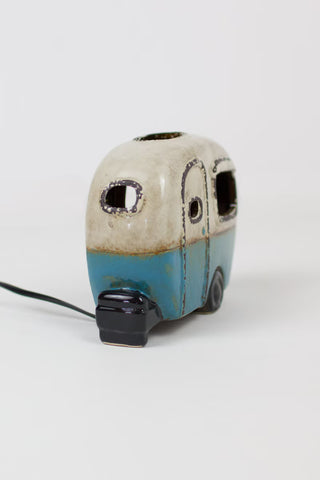 Happy Camper Ceramic Lamp