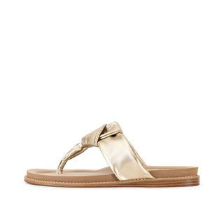Caine Knotted Platino Sandal by Yellow Box
