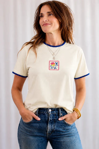 Little Burro Embroidered Tee