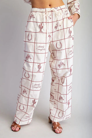 Cherrywood Western Grid Pants