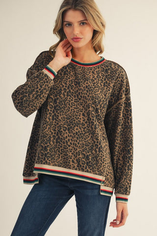 Saddleback Leopard Sweatshirt