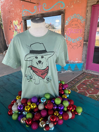 Cowboy Corgi Tee