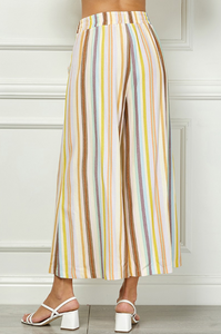 Stripped Cropped Pants