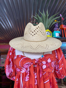 Wide Brim Straw Hat