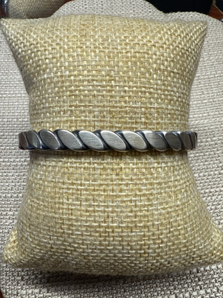 Twisted Silver Cuff
