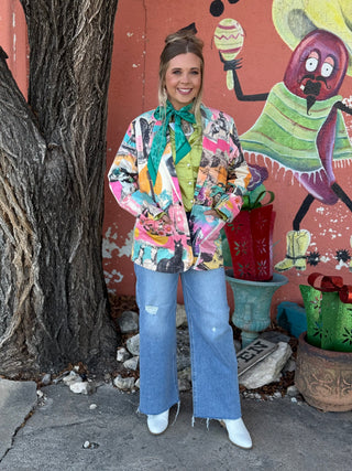 The Prairie Pop Art Blazer