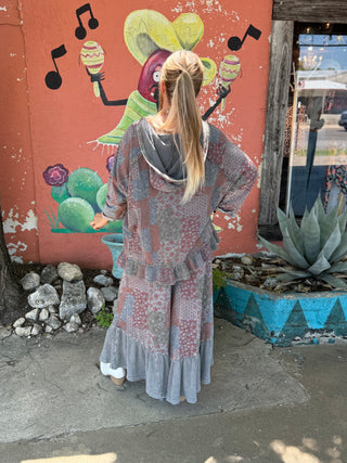 Taos Patchwork Pullover Top by Easel