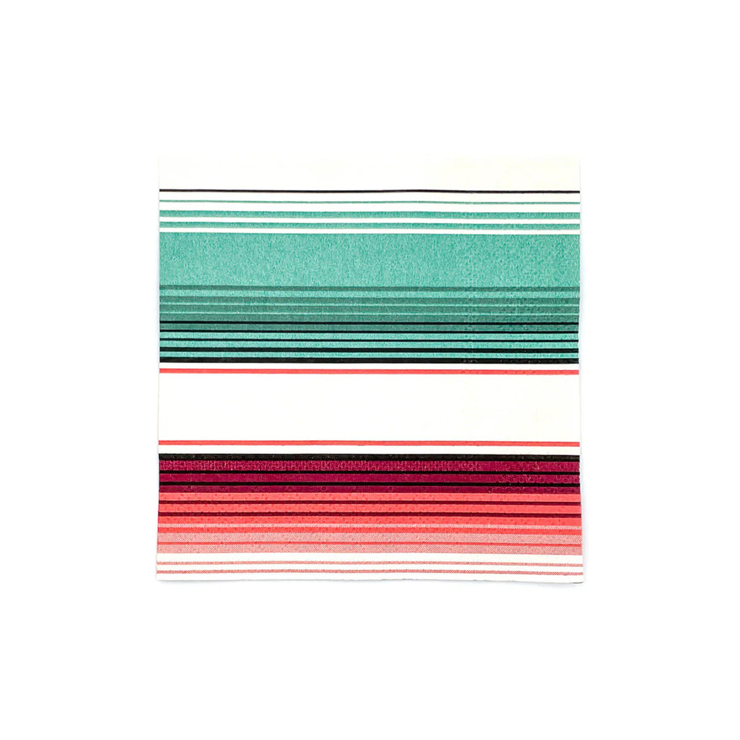 Desert Stripe Cocktail Napkins