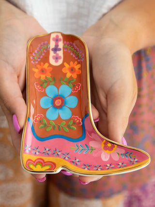 Boots Artsy Ceramic Trinket Dish
