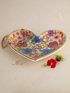 You Are So Loved Heart Trinket Dish