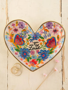 You Are So Loved Heart Trinket Dish