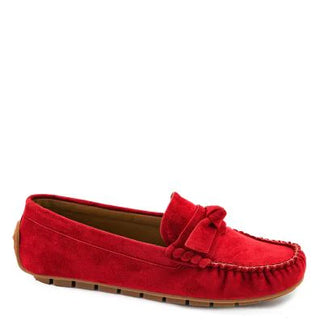 Driving Miss Daisy Red Faux Suede by Corkys