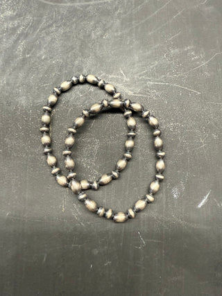 5MM Navajo Pearl Stretch Bracelet