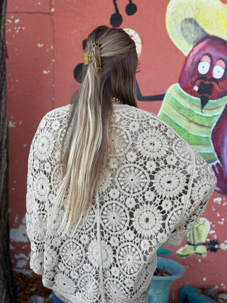 Janie Whisper Lace Shrug Top by Jaded Gypsy