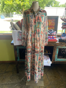 Cactus Motel Maxi Dress