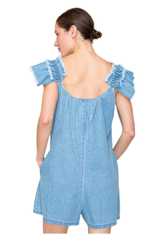 Trinity Denim Romper