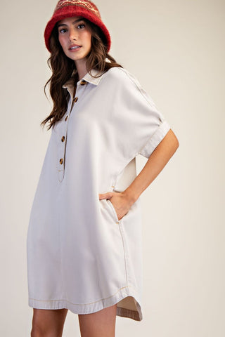 The Trail Khaki Day Dress