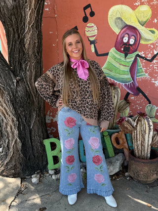 Rosette Daydream Tailored Flare Pants