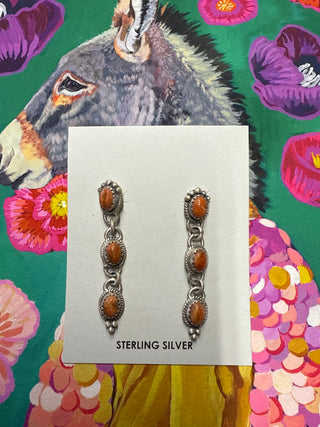 Spiny Drop Stone Earring