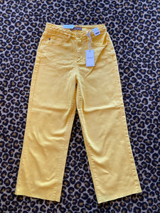 Wide Leg Judy Blue Jeans - Yellow