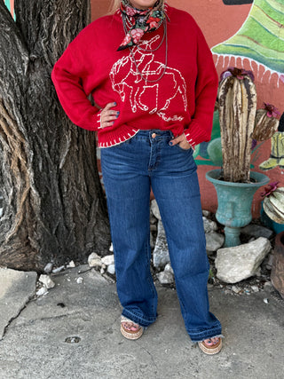 Red River Cowboy Sweater