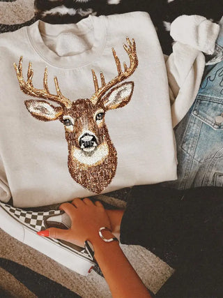 The Glitter Buck Sweatshirt