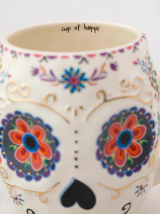 Sugar Skull Folk Art Coffee Mug