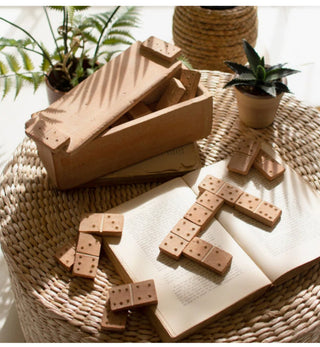 Clay Domino Set with Box