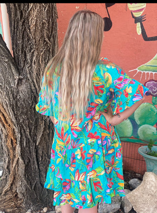Grace Slub Dress by Easel