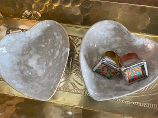 Stoneware Heart Dish
