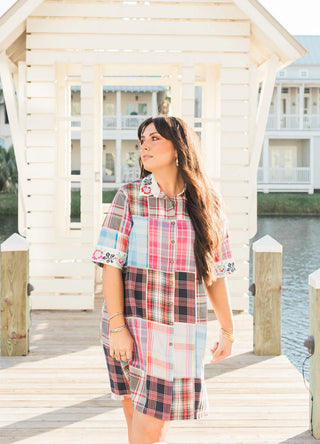 The Paisley Plaid Dress by Layerz Clothing