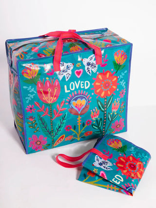Loved Folk Floral Reusable Tote Bag