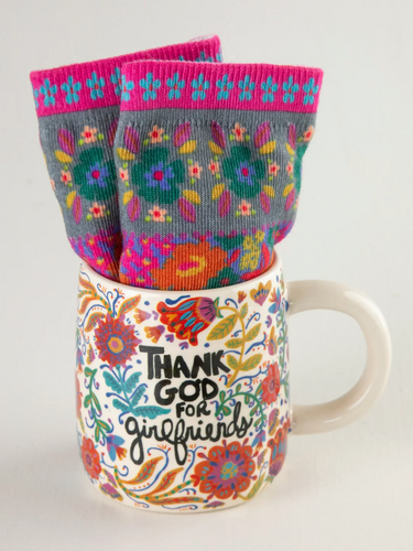 Girlfriends Mug & Socks Gift Set