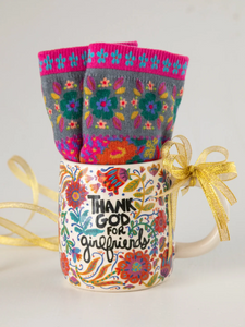 Girlfriends Mug & Socks Gift Set