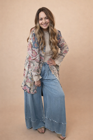 Good Times Floral Military Jacket by Jaded Gypsy