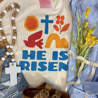 He Is Risen Tee