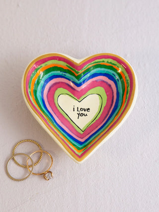 I Love You Heart Trinket Dish